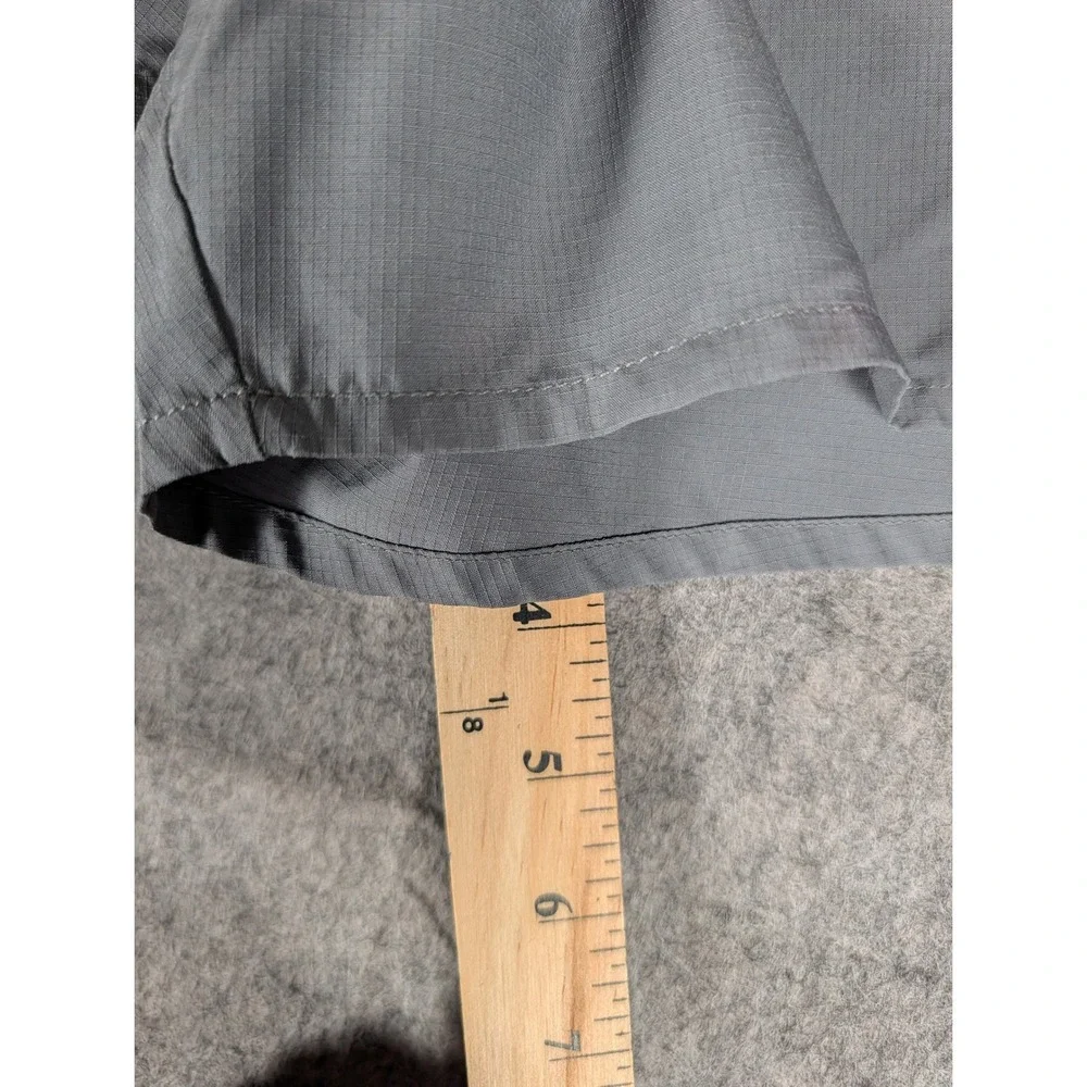 Nike Running Grey Ripstop Athletic Shorts Mesh Panels Pockets Men's Training